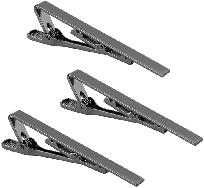 Roctee Tie Clips for Men, 3 Pack Men's Tie Clips Necktie Tie Bars Tie Pins for Men Accessories - Image 1